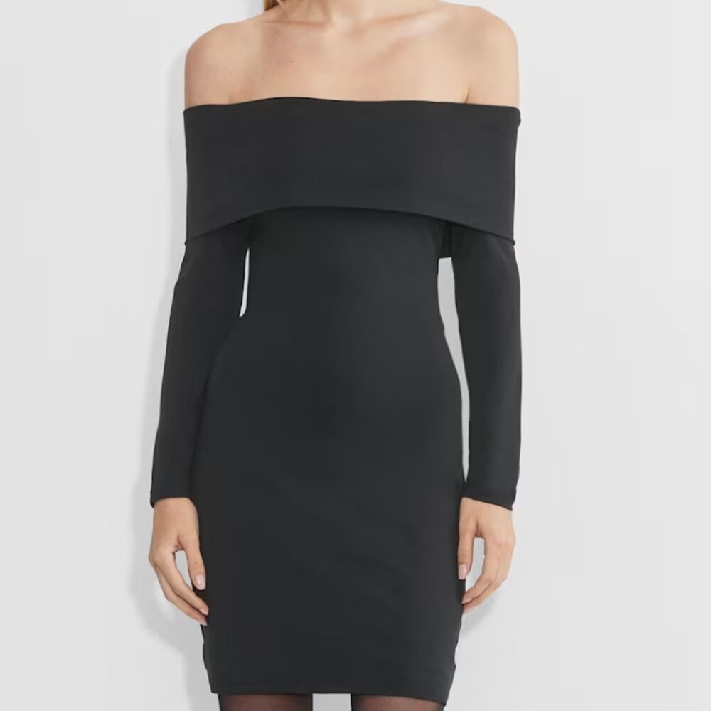 Aritzia Contour Castoro Dress in Black